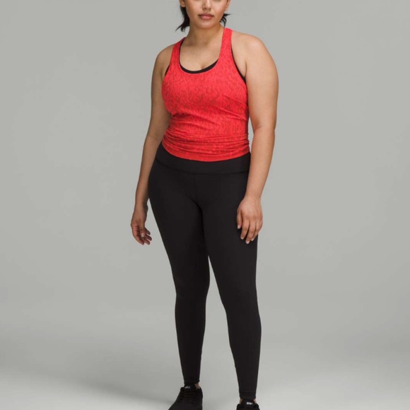 Lululemon Swiftly Tech Racerback 2.0 - Covered Camo Red Rock / Flare - Sz 6 - Picture 4 of 7